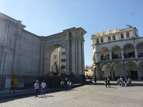 Arches in the Plaza de Armas